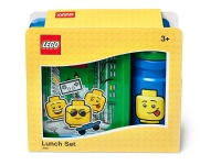 Room Copenhagen LEGO matboksesett Iconic Boy blå og grønn (blå/grønn. 2-delt. Med drikkeflaske)