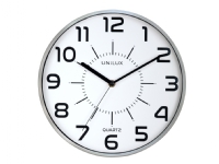 Bilde av Unilux Pop, Vegg, Quartz Clock, Rund, Grå, Akrylonitril-butadien-styren (abs), Plast, Glass