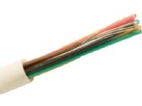 NEXANS larmkabel halogenfri1x4x0,22mm2 FQQXB vit spole kabeldiameter 3,7mm – (100 meter)
