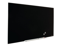 Nobo Diamond – Whiteboard-tavla – väggmonterbar – 993 x 559 mm – tempererat glas – magnetisk – svart