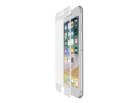 Belkin ScreenForce TemperedCurve - Skjermbeskyttelse for mobiltelefon - glass - 5.5 - rammefarge hvit - for Apple iPhone 7 Plus, 8 Plus Rotboks -  - Mobiltilbehør
