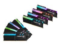 G.Skill TridentZ RGB Series – DDR4 – sats – 128 GB: 8 x 16 GB – DIMM 288-pin – 2400 MHz / PC4-19200 – CL15 – 1.2 V – ej buffrad – icke ECC