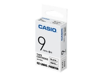 Bilde av Casio Xr-9we1 - Selv-adhesiv - Svart På Hvitt - Rull (0,9 Cm X 8 M) 1 Kassett(er) Merketape - For Kl 170, 60, 60sr, 780 Labemo Mep-k10