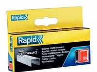 Rapid® Klamme type 53 / 8 mm 2500 stk Kontorartikler - Stiftemaskiner og stifter - Stifter