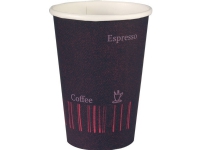 Papkrus duni espresso, 35 cl, brun, plassert på 50 stk. Catering - Engangstjeneste - Begre & Kopper