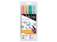 Marker Tombow ABT Dual Brush 6P-4 Candy (6 stk.)