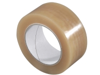 Tape PVC32 transparent solvent 25mmx66m støjsvag - (72 stk.)