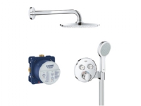 Alternativ bild 0 för GROHE 34743000, 28,6 cm, 1,25 m, Vägg, Krom
