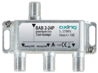 Axing BAB 2-24P Kabelkniv 5 – 1218 MHz Grå A 24 dB F