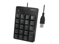 LogiLink ID0184, 19, Notebook, 1,6 m, Sort PC tilbehør - Mus og tastatur - Tastatur