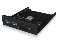 RaidSonic IB-HUB1417-I3 USB 3.2 Gen 1 (3.1 Gen 1) Type-C USB 3.2 Gen 1 (3.1 Gen 1) Type-A USB 3.2 Gen 1 (3.1 Gen 1) Type-C 5000 Mbit/s Svart Metall Kina