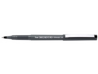 Rollerpen Pentel MR205, 0,5 mm, sort, æske a 12 stk. Skriveredskaper - Kulepenner & Fyllepenner - Rullepenner