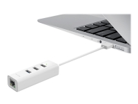 TP-Link UE330 – Nätverkskort – USB 3.0 – Gigabit Ethernet – 3 extra USB 3.0-portar