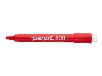 Whiteboardmarker Penol 800 rød 1,5mm (stk.) Skriveredskaper - Markør - Whiteboardmarkør