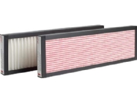 Panelfilter uppsättning i filterklass F7/G4 (F7-pollenfilter för inlopp). BxHxD 210x443x48 mm. För Danfoss Air Unit A2.