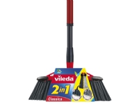 Vileda 143783, Innendørs, Sort, Grå, Rød, Myk/hard bust, Polyetylentereftalat (PET), 86 cm, 130 cm