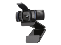 Logitech HD Pro Webcam C920S - Nettkamera - farge - 1920 x 1080 - lyd - USB PC tilbehør - Skjermer og Tilbehør - Webkamera