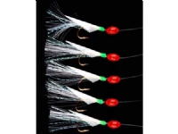 R.T. Rig1 Herring Real Fish Skin 5 #8 Hooks Gold 0.30/0.40mm Utendørs - Fiskeutstyr - Sluttelement