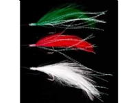 R.T. Rig3 Mackerel Feathers Mixed Colour/Flashabou 3 #2 Silv Utendørs - Fiskeutstyr - Sluttelement