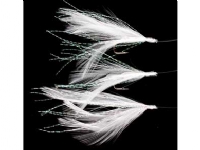 R.T. Rig4 Mackerel Feathers White/Flashabou 3 #2 Silver Hook Utendørs - Fiskeutstyr - Sluttelement