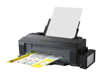 Epson L1300 – Skrivare – färg – bläckstråle – påfyllbar – A3 – 5760 x 1440 dpi – upp till 15 sidor/minut (mono)/upp till 5.5 sidor/minut (färg) – kapacitet: 100 ark – USB