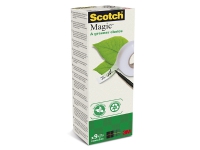 Tape Scotch Magic 19mmx33m 900 Miljø - (9 stk.) Kontorartikler - Teip & Dispensere - Kontorteip