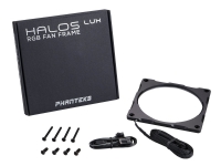 Phanteks Halos Lux - Systemvifteramme - svart PC-Komponenter - Skap og tilbehør - Tilbehør