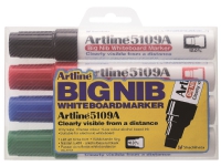 Whiteboardmarker Artline 5109A BIG ass. farver (4 stk.) Skriveredskaper - Markør - Whiteboardmarkør
