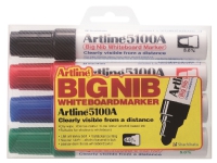 Whiteboardmarker Artline 5100A BIG ass. farver (4 stk.) Skriveredskaper - Markør - Whiteboardmarkør