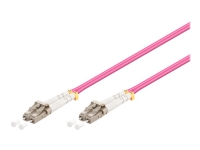 MicroConnect – Nätverkskabel – LC/PC-multiläge (hane) till LC/PC-multiläge (hane) – 10 m – fiberoptisk – 50/125 mikron – OM4 – halogenfri – lila