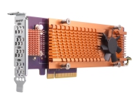 Bilde av Qnap Qm2-4p-384 - Lagringskontroller - Pcie 3.0 Lavprofil - Pcie 3.0 X8 - For Qnap Ts-1273, 1277, 473, 677, 873, 877, 977, Ec1280, Tvs-27372, 8, 744, 8, 7, 8 , 882