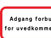 Adgang forbudt uvedkommende - Undertavle UC-X 25x50cm T3 refleks, DS/EN12899-1 Klær og beskyttelse - Sikkerhetsutsyr - Skilter & Sikekrhetsmerking