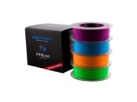 PrimeCreator EasyPrint Neon PLA 3D-Printer Filament Purple/Blue/Orang
