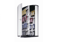 Durable Key Box 48, Aluminium, Sølv, 48 kroker, 302 x 118 x 400 mm interiørdesign - Tilbehør - Nøkkelskap & tilbehør