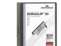 Durable DURACLIP 30 A4, Grønn, Hvit, PVC, 30 ark, A4, 1 stykker Arkivering - Presentasjonsmapper & omslag - Presentasjonsmapper