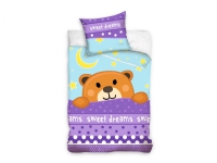 Sweet Dreams Teddy Junior Sängkläder 100×135 cm – 100 procent bomull