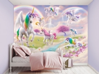 Bilde av Magiske Enhjørninger / Magical Unicorns Tapet 243 X 305 Cm