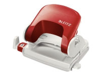 Leitz - Hullstanser - 16 ark / 1.6 mm - plast, metall - rød