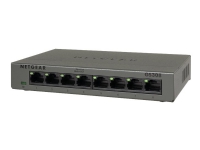 NETGEAR GS308v3 - Switch - ikke-styrt - 8 x 10/100/1000 - stasjonær, veggmonterbar PC tilbehør - Nettverk - Switcher