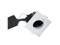 Uni Install downlight, uden lyskilde, hvid, firkantet Belysning - Innendørsbelysning - Innbyggings-spot