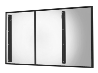 Peerless-AV Outdoor Flat Wall Mount EWL-OH75F – Konsol – för LCD-panel för digital skyltning – svart – skärmstorlek: 75 – väggmonterbar – för Samsung OH75F