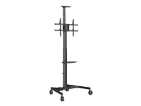 Vision VFM-F20 - Vogn - for LCD-skjerm - robust stål - svart - skjermstørrelse: 37-70