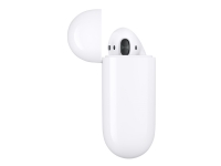 Apple AirPods med trådlöst laddningsfodral – 2:a generationen (2019) – trådlösa hörlurar med mikrofon – öronspets – Bluetooth