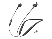 Jabra Evolve 65e MS – Hörlurar med mikrofon – inuti örat – montering bakom nacken – Bluetooth – trådlös – USB – ljudisolerande