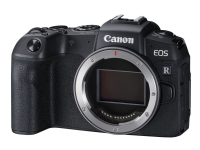 Canon EOS RP - Digitalkamera - spegellöst - 26.2 MP - Fullständig ram - 4 K / 25 fps - 4.3x optisk zoom RF 24-105mm F4 L IS USM lins - Wi-Fi, Bluetooth - med Canon Mount Adapter EF-EOS R