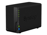 Synology Disk Station DS218 – NAS-server – 2 fack – SATA 6Gb/s – RAID 0 1 JBOD – RAM 2 GB – Gigabit Ethernet – iSCSI support