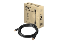 Club 3D – DisplayPort-kabel – DisplayPort (hane) till DisplayPort (hane) – DisplayPort 1.4 – 4 m – svart