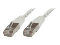 MicroConnect – Nätverkskabel – RJ-45 (hane) till RJ-45 (hane) – 3 m – SSTP (screened shielded twisted pair) – CAT 6 – halogenfri tvinnad – vit