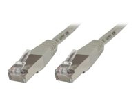 MicroConnect – Nätverkskabel – RJ-45 (hane) till RJ-45 (hane) – 3 m – SSTP (screened shielded twisted pair) – CAT 6 – halogenfri tvinnad – grå