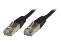 MicroConnect – Nätverkskabel – RJ-45 (hane) till RJ-45 (hane) – 10 m – FTP – CAT 5e – svart